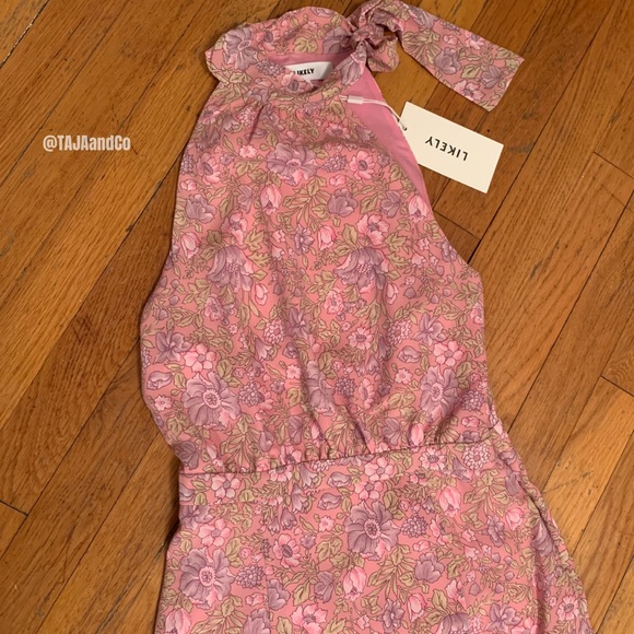 LIKELYxREVOLVE Pastel Halterneck Mona Dress - Picture 9 of 13